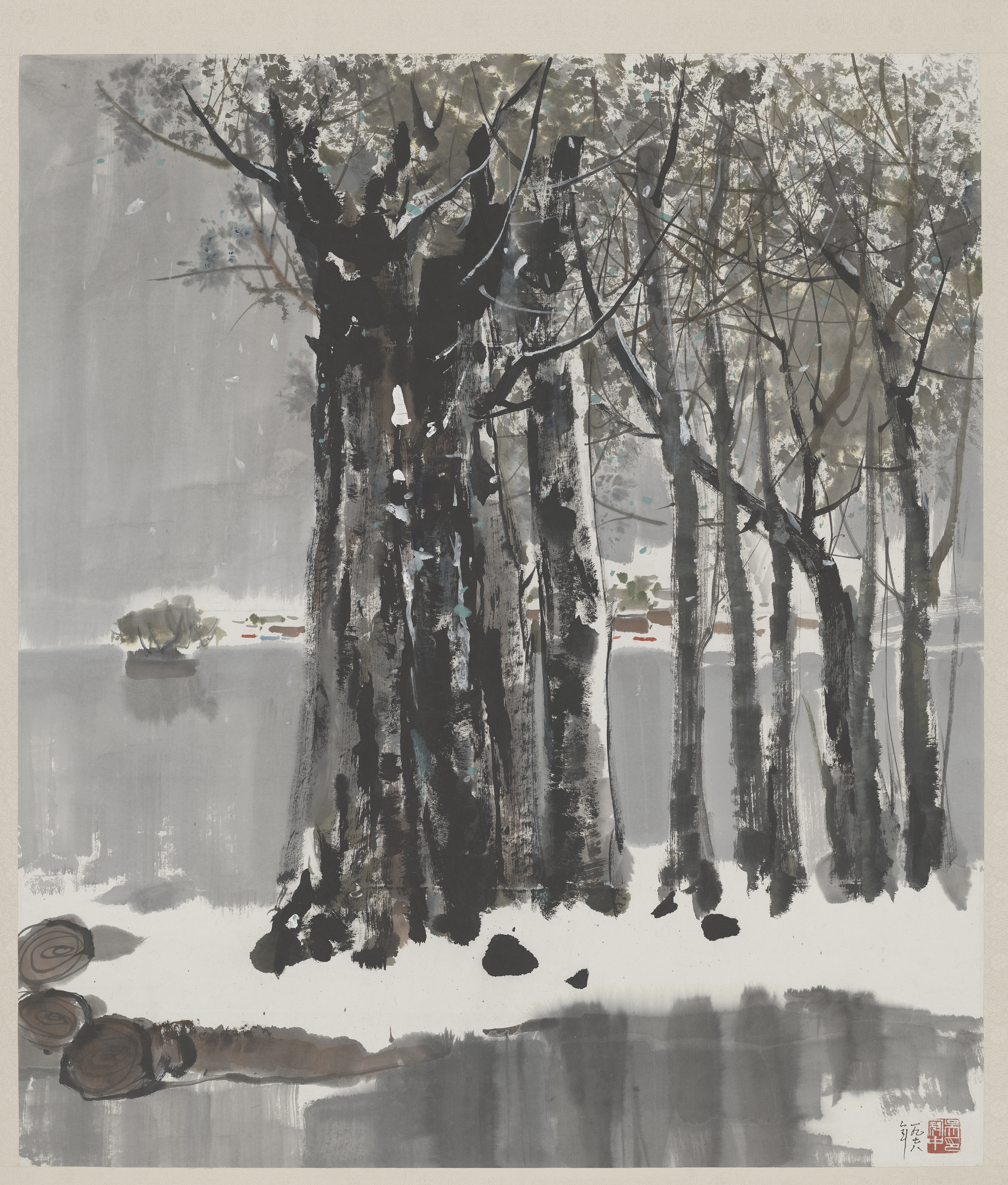 Winter Snow by Wu Guanzhong